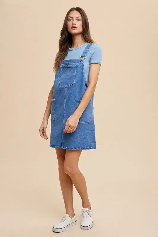 Denim Overall Dress